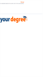 Mobile Screenshot of degrees.yourdegree.com